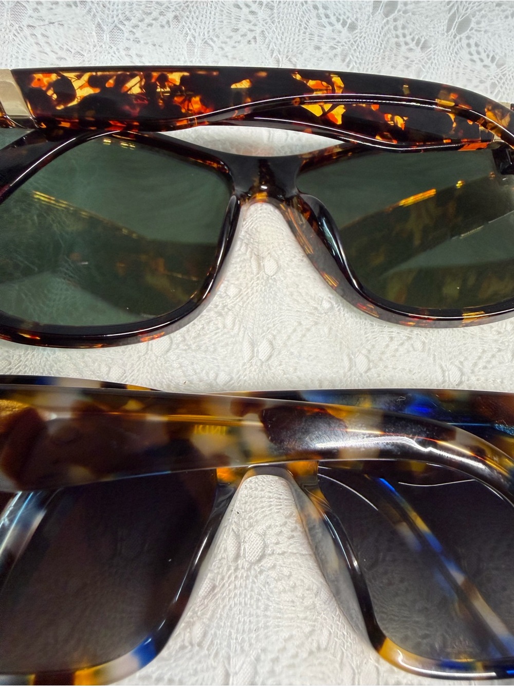 Blenders Tortoiseshell Square Sunglasses - Brown Pattern Frame 2 pairs - Picture 6 of 11